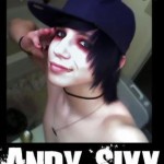 Andy Sixx shirtless